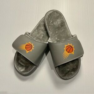 Men’s Gray Phoenix Sun Basketball ISlide Sandals Size 12